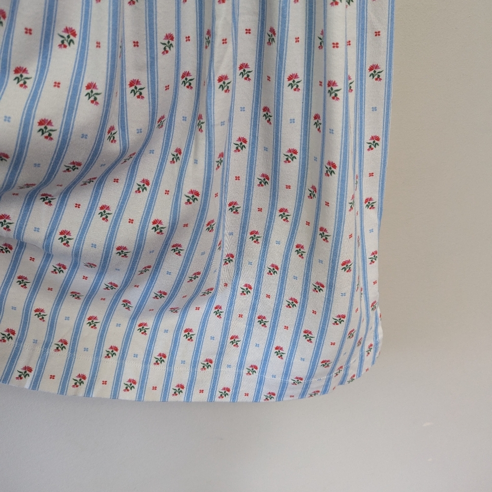 Hill House The Aurora Sleep Dress Floral Stripe Pajamas Nightgown Lounge - Picture 15 of 15